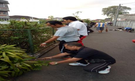 Jumat Bersih Lokasi Jalan Bukit Barisan Kelurahan Pemecutan Denpasar