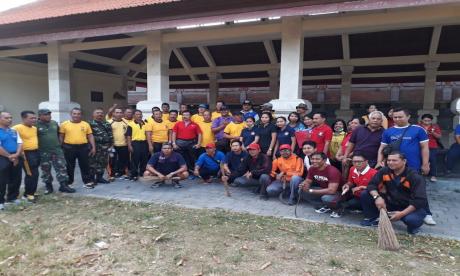 Jumat Bersih Lokasi Setra Badung