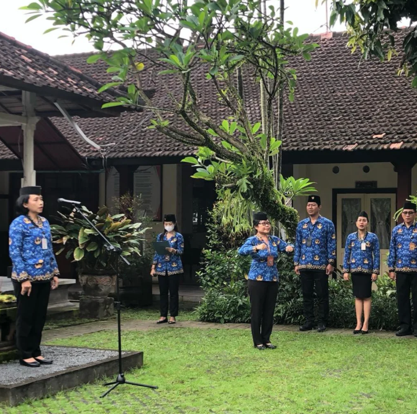 Apel Disiplin pada Inspektorat Daerah Kota Denpasar, 17 Februari 2025