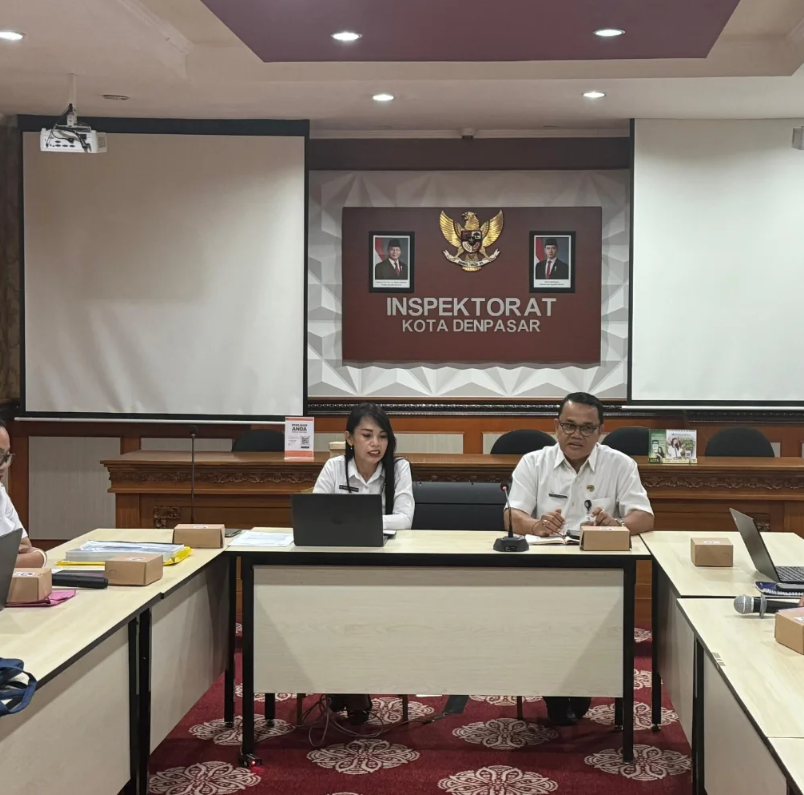 Kunjungan Kerja Inspektorat Daerah Kabupaten Buleleng terkait SAKIP ke Inspektorat Daerah Kota Denpasar