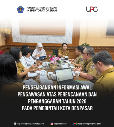 Rapat Pengembangan Informasi Awal Pengawasan atas Perencanaan dan Penganggaran Tahun 2026.
