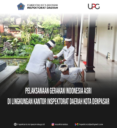 Kegiatan Gerakan Indonesia Asri (Aman, Sehat, Resik, Indah).