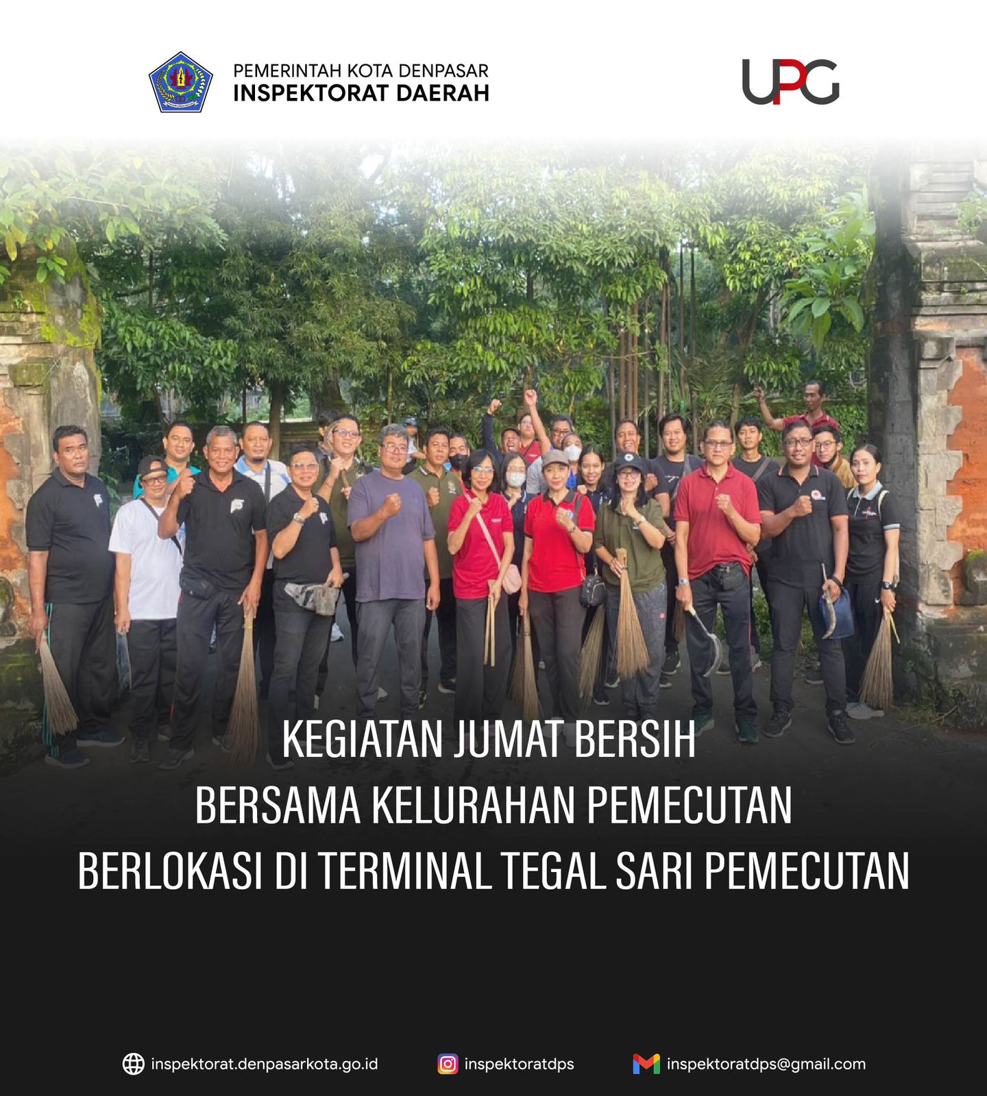 Kegiatan jumat bersih.