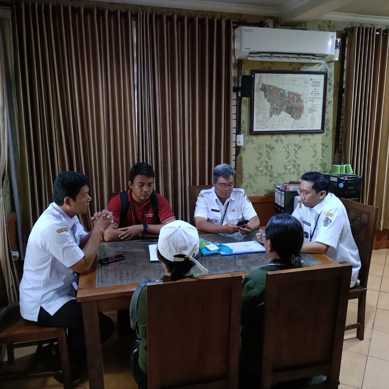  Koordinasi kegiatan Survey Pendataan dan Pendampingan Pengolahan Sampah Berbasis Sumber.