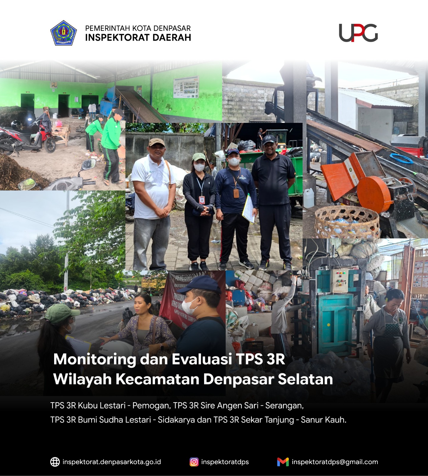 Monitoring dan Evaluasi (MONEV) TPS 3R.