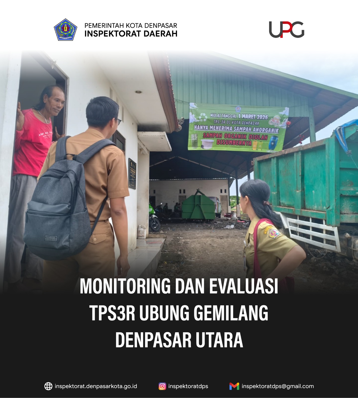  Monitoring dan Evaluasi TPS 3R 