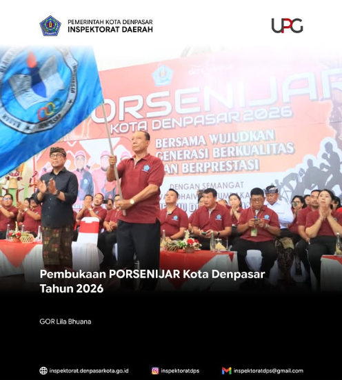  Pembukaan PORSENIJAR Kota Denpasar Tahun 2026