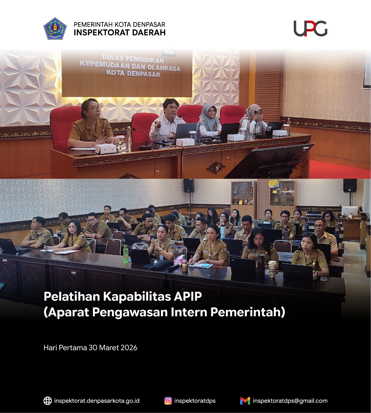 Pelatihan Kapabilitas APIP.