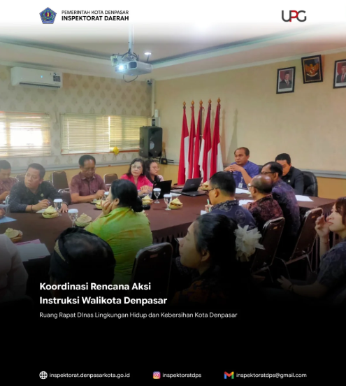  Rapat Koordinasi Rencana Aksi Instruksi Walikota Denpasar