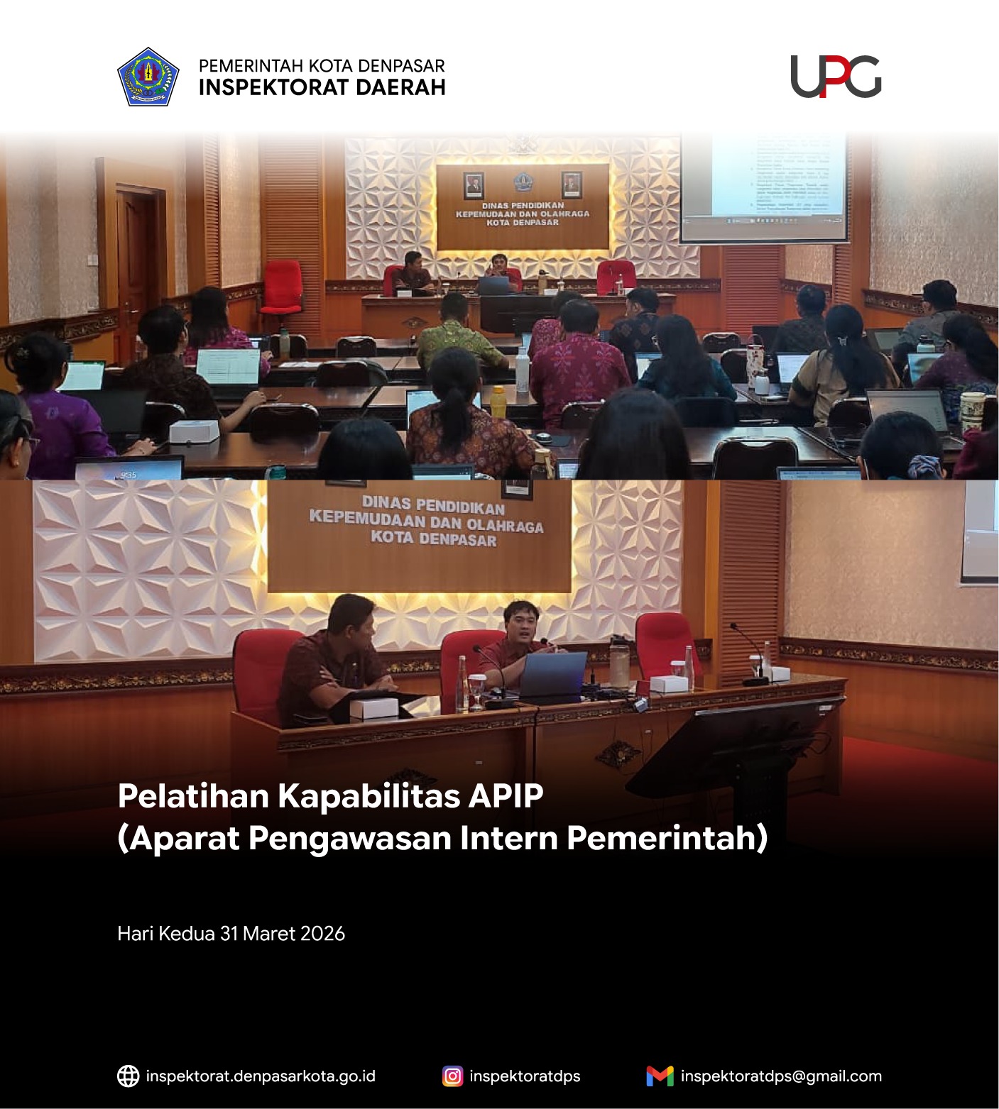 Hari ke-2 Pelatihan Kapabilitas APIP