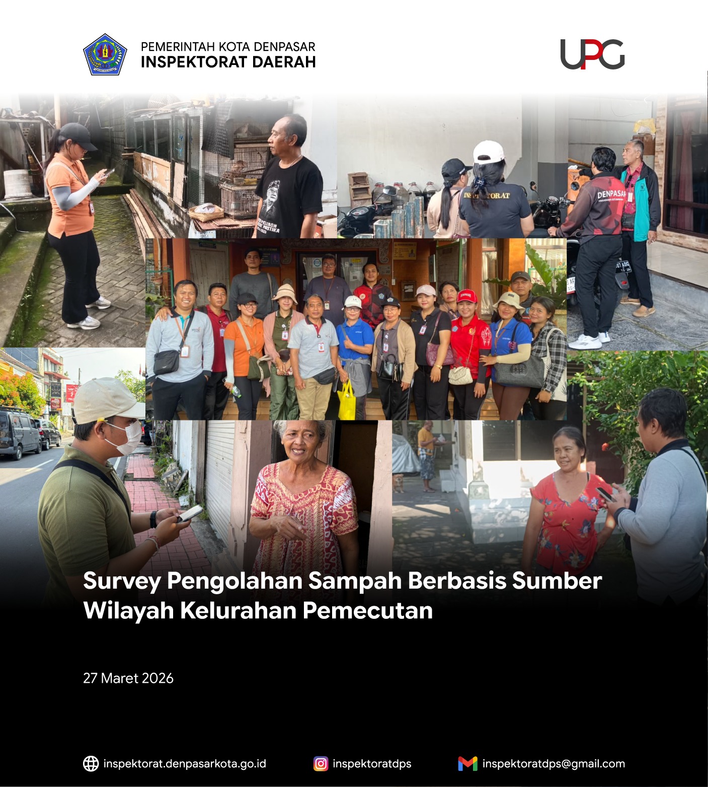 Tim Survey Inspektorat Daerah Kota Denpasar.
