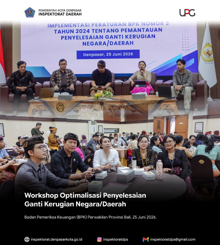 Workshop Optimalisasi Penyelesaian Ganti Kerugian Negara/Daerah