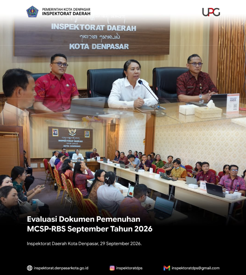 Monitoring dan Evaluasi terhadap Dokumen Pemenuhan MCSP-RBS Tahun 2026